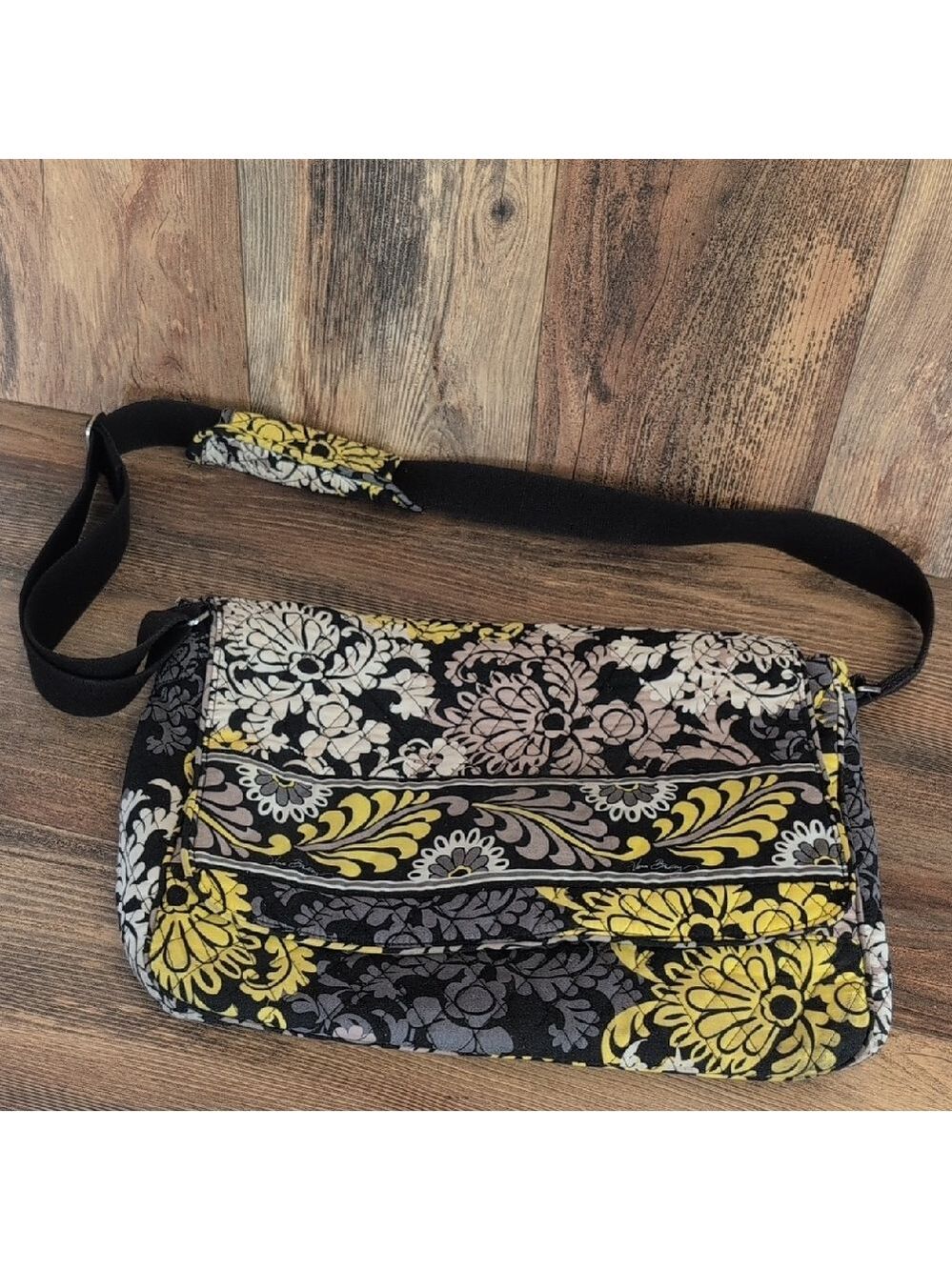 Vera Bradley Large Floral Crossbody Messenger Baroque Bag M224